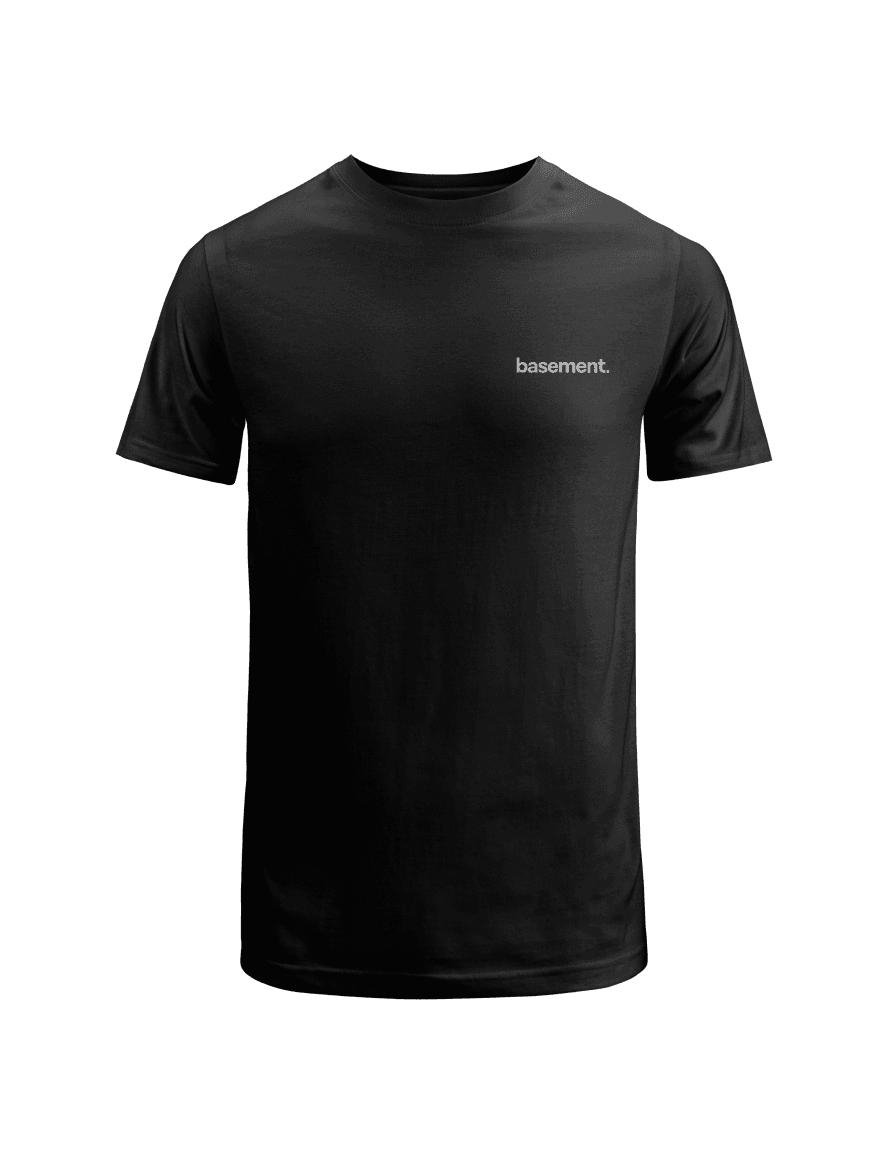 Black t-shirt product image